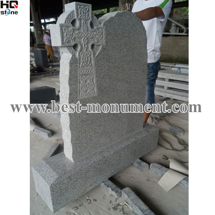 granite cross headstone